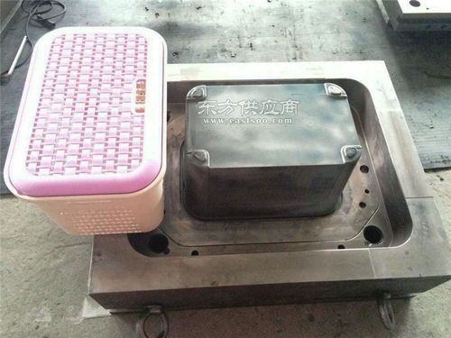 塑料带盖收纳筐家用日用品 模具加工设计与关键工艺解析